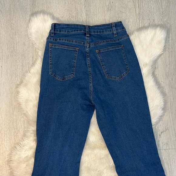 SOLD GORGEOUS SHEIN Medium Wash High Waisted Bell Bottom Stretch Jeans - Picture 11 of 11